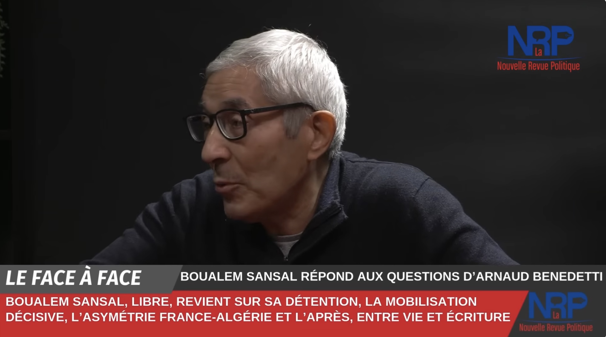 Boualem Sansal raconte à la NRP l’après-prison : « Apprendre à vivre dans la liberté »