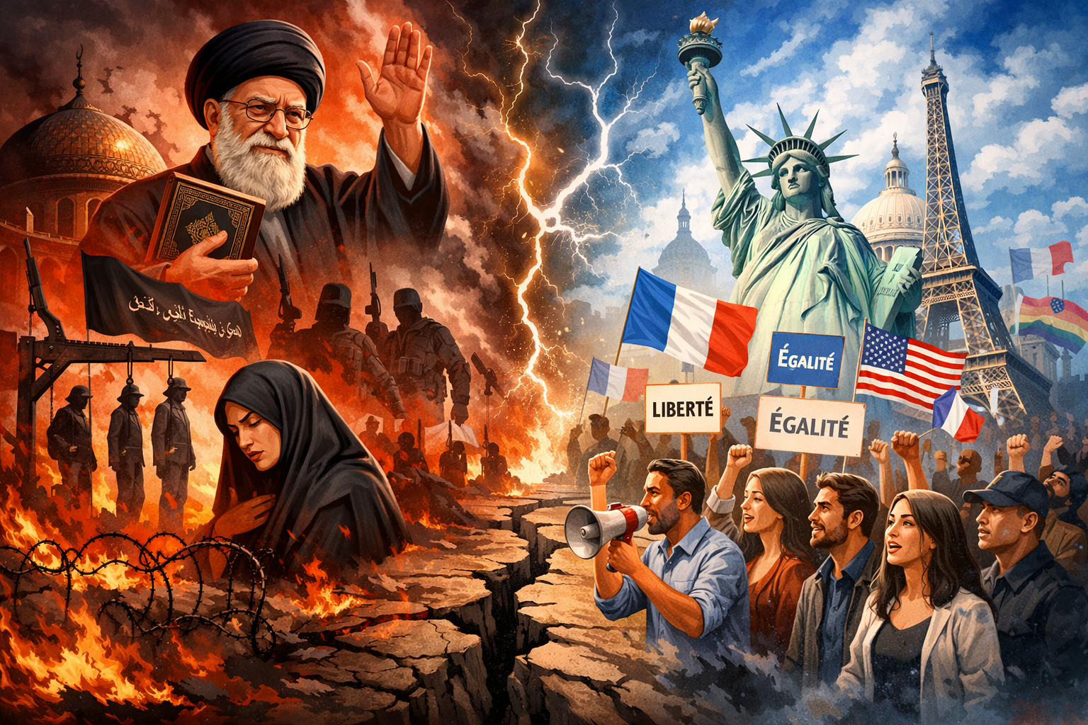 Hirbod Dehghani-Azar et Jean-Marie Montali - Iran : au-delà du conflit, une guerre des mondes 